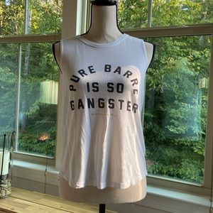 Pure Barre Tank Top White